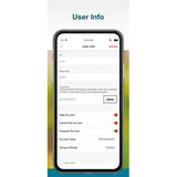 Seco-Larm SK-B241-PQ 12-24 VDC, Mullion, Keypad Bluetooth with Prox Reader