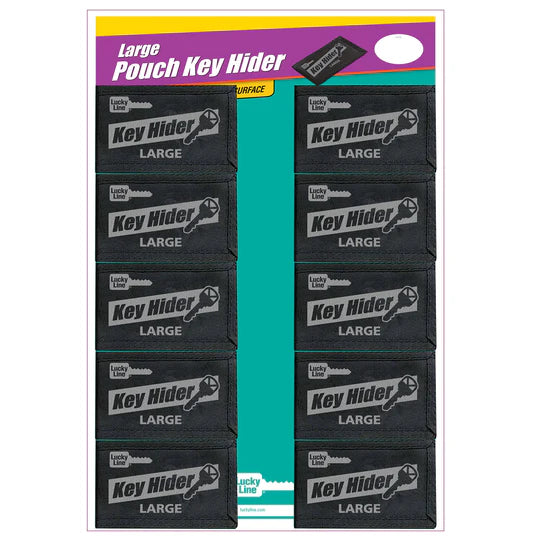 Lucky Line 91410 Large Pouch Key Hider 10 Per Card