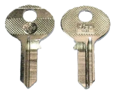 Kaba Ilco S1003M Corbin/CCL Key Blank – 4-Pin, Nickel-Plated Brass