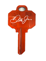 Kaba Ilco SC1-DALE EARNHARDT JR Red/Orange Nascar #8 Key Blank, Schlage