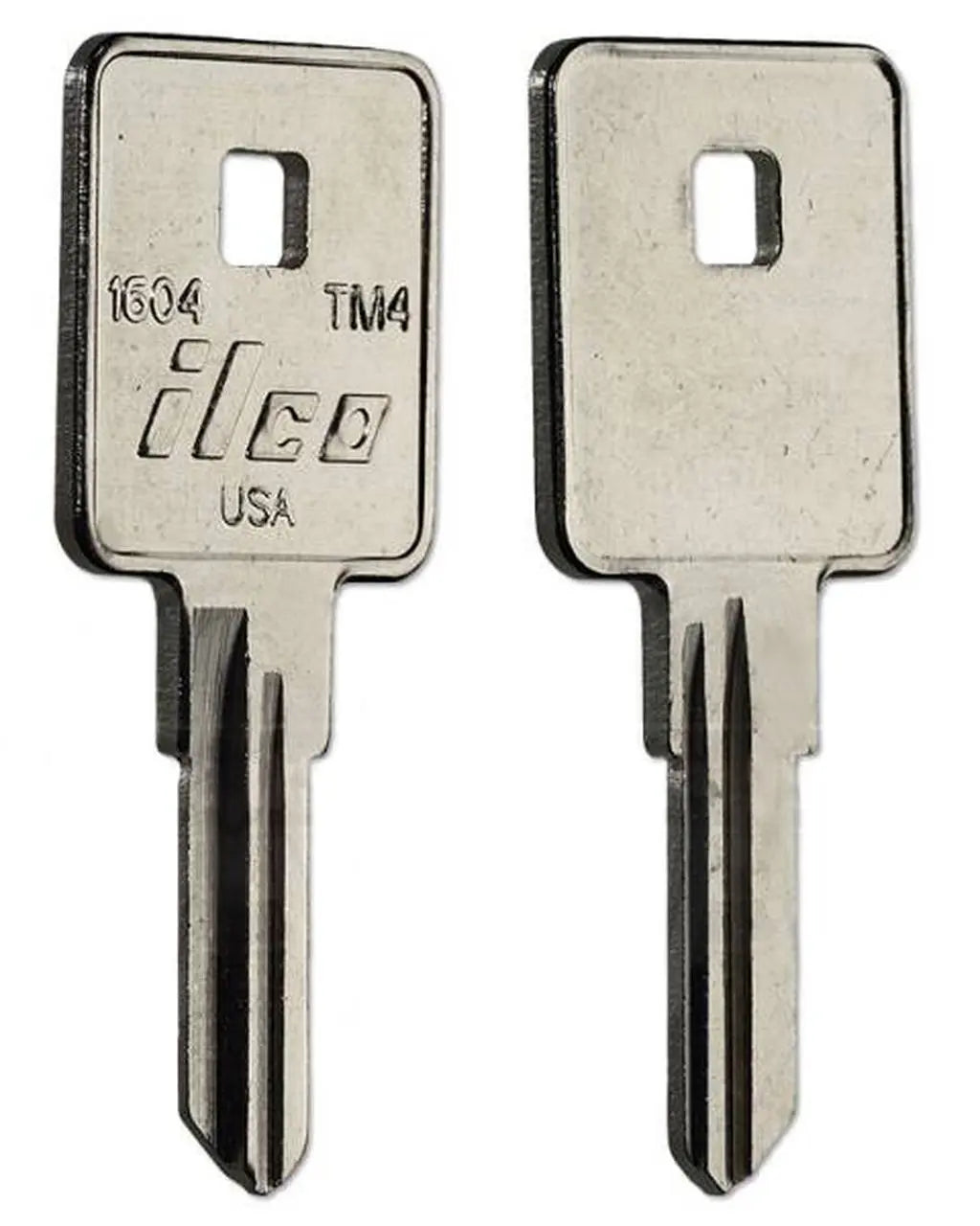 Kaba Ilco 1604 Trimark Key Blank – Nickel-Plated Brass, TM4/KS200, 6-Pin