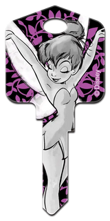 SC1-D46 Disney Keys Schlage Tinker Bell 4