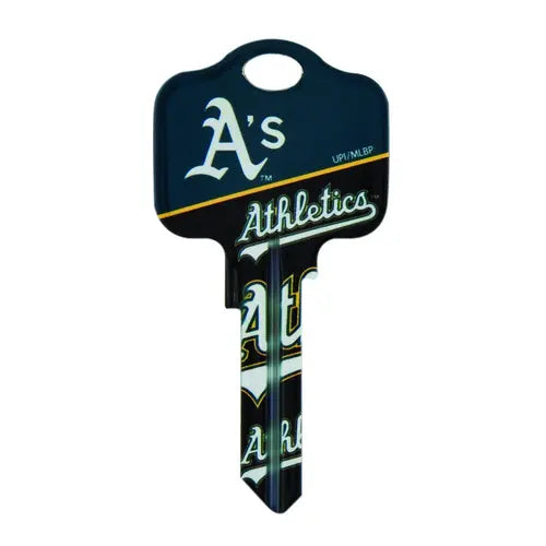Kaba Ilco KW1-MLB-Oakland Athletics Baseball House Key Blank KW Keyway