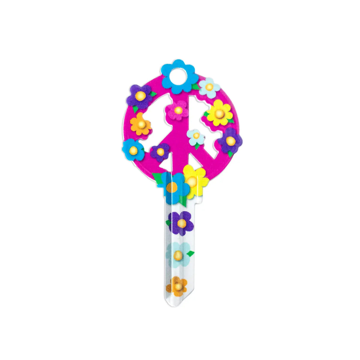 Lucky Line B104K  Peace KeyShapes Blank, Kwikset  KW1/KW10