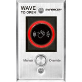 Seco-Larm SD-927PKC-NEVQ 12/24 V AC/DC, Single Gang, Wave to Open with Override Button