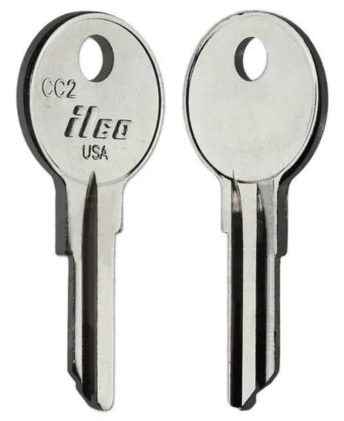 Kaba Ilco CC2 Club Car Custom Golf Cart Metal Key Blank