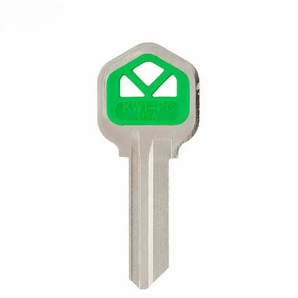 Kaba Ilco KW1-PC-GREEN Key Blank "All Green"