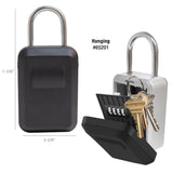 Lucky Line 65201 Hanging Key Lock Box, 4-Digit Combination