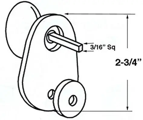 Marks Usa K9117/3 Unilock Turnpiece Kit for 22AC and 9225AC Series