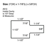 Lucky Line 91010 Large Magnetic Key Hider 10 Per Display Box