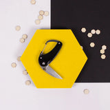 Lucky Line U12701 Carabiner Knife Black 1 Per Card