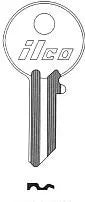 Kaba Ilco AB62GR Key Blank