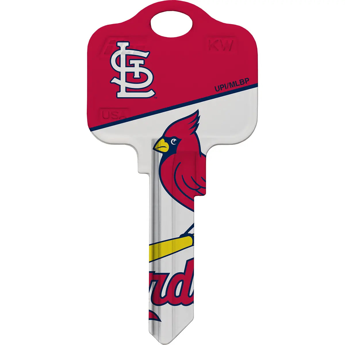 Kaba Ilco KW1-MLB-CARDINALS St. Louis Cardinals Baseball House Key Blank KW Keyway