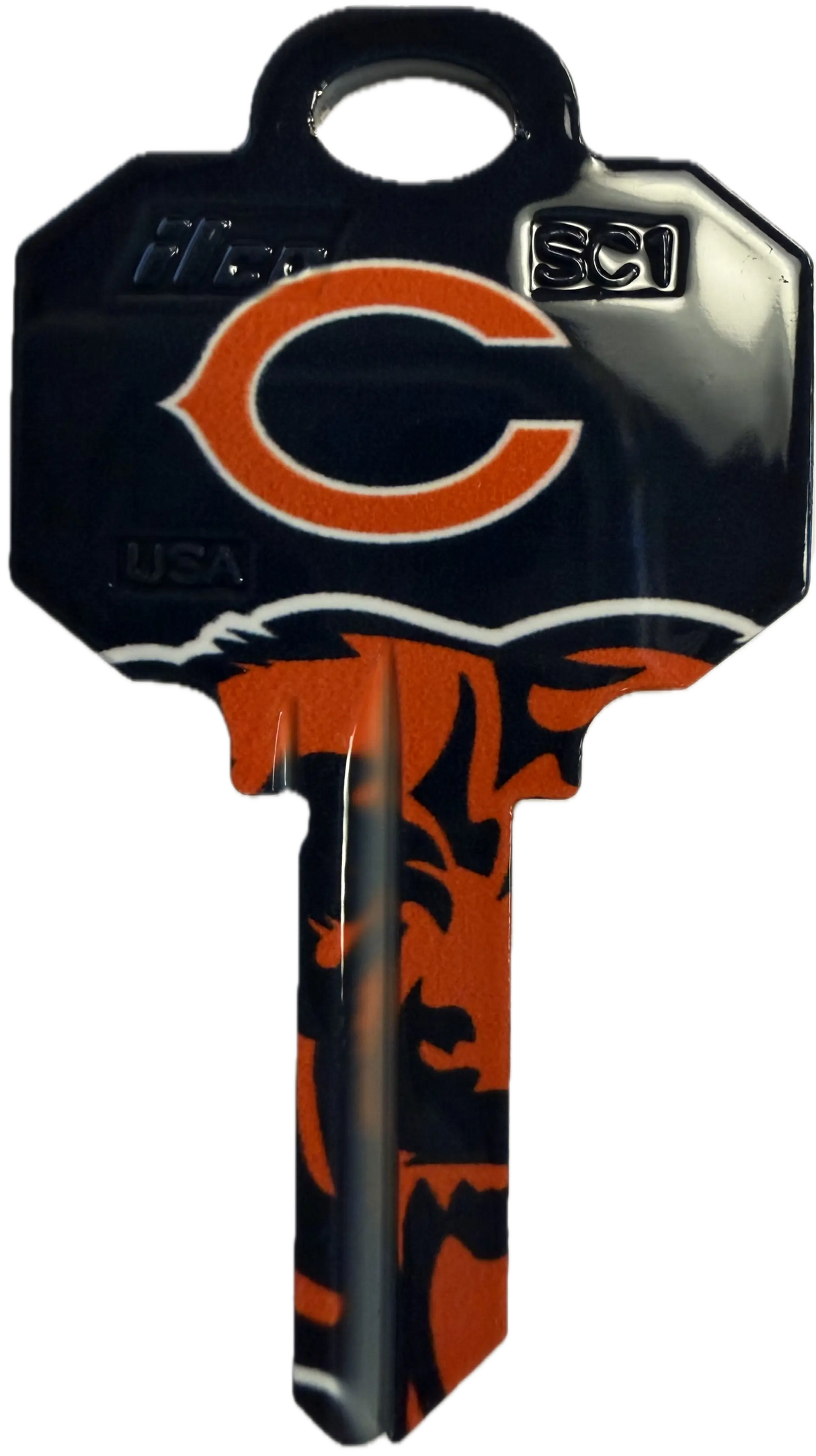 Kaba Ilco SC1-NFL-BEARS Chicago Bears Football House Key Blank SC1 Keyway