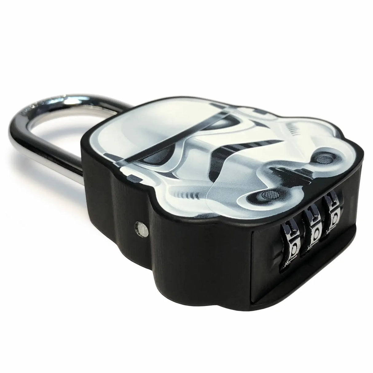 SWP2  STORMTROOPER SHAPED COMBINATION PADLOCK - RESETTABLE