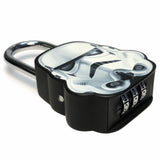 SWP2  STORMTROOPER SHAPED COMBINATION PADLOCK - RESETTABLE