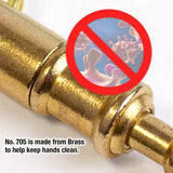 Lucky Line 70501 Quick Release Key Ring Brass 1 Per Card
