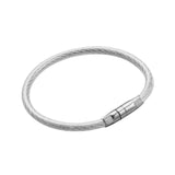 Lucky Line 80810 Locking Cable Ring, Clear, 25 per pack