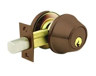 Arrow Lock DBX62-613E-CS-KA4 Double Cylinder Deadbolt, Dark Bronze, Adjustable Backset, SC1 Keyway