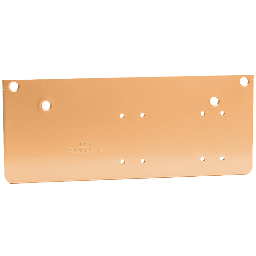 LCN 4040XP-18PA 691 Drop Plate, Required for Parallel Arm Mounting Where Top Rail is Less than 5-1/2", Light Bronze Finish