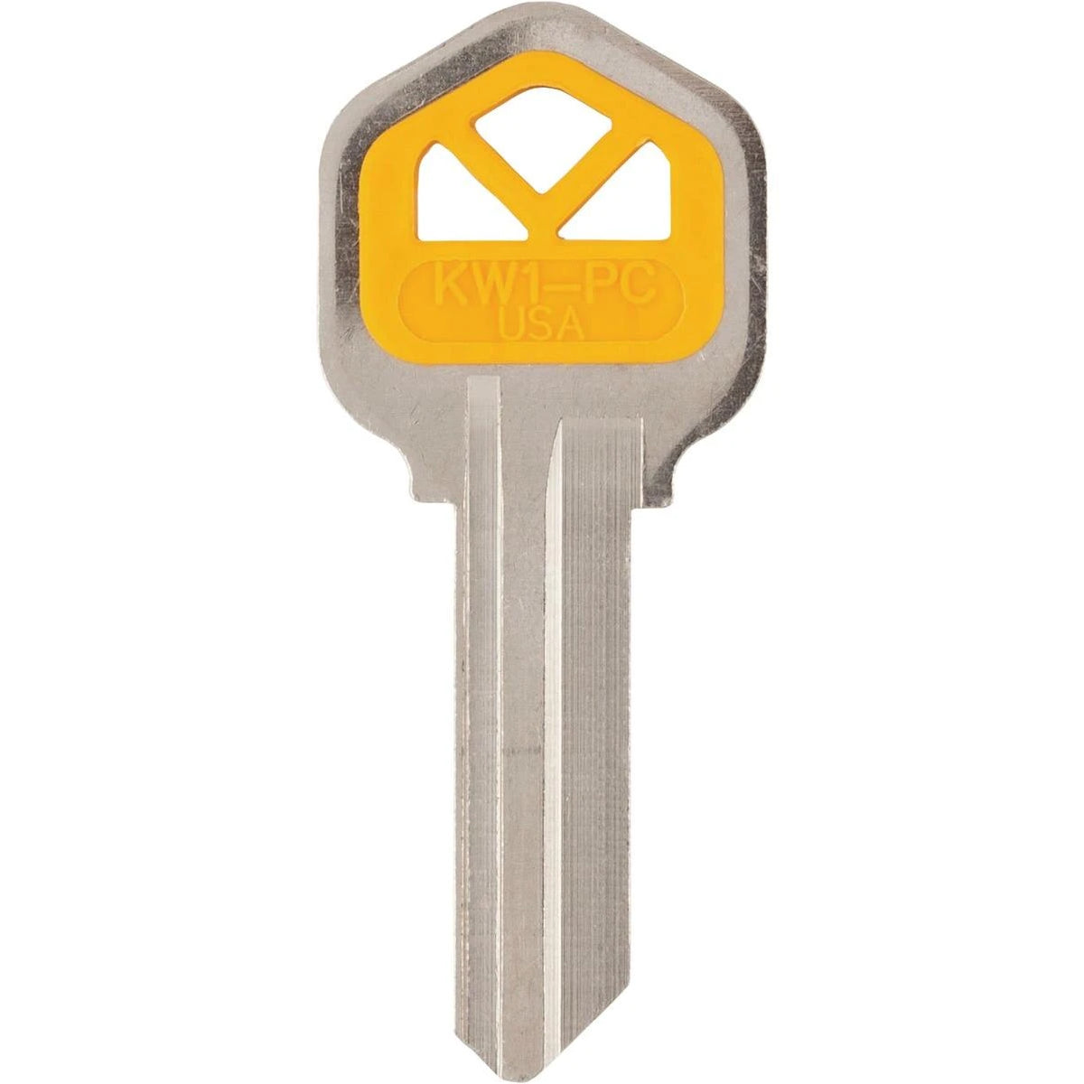 Kaba Ilco KW1-PC-YELLOW Key Blank "All Yellow"