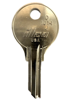 Kaba Ilco O1014J Key Blank, Nickel-Plated Brass