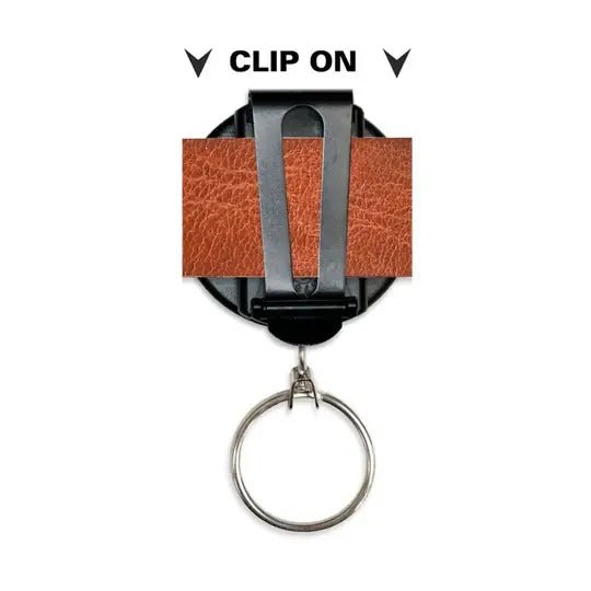 Lucky Line 43551 Spinner Key Bak Clip On Chrome1 Per Card
