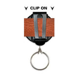 Lucky Line 43551 Spinner Key Bak Clip On Chrome1 Per Card