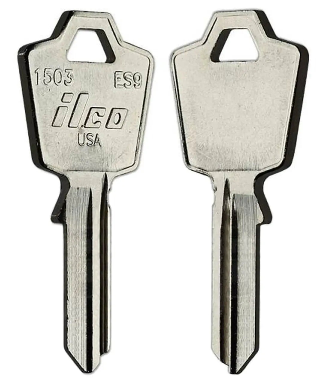 Kaba Ilco 1503 ESP Key Blank – Nickel-Plated Brass, ES9 Keyway, 5-Pin