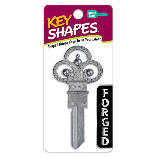 Lucky Line B303S Forged Skeleton Key Shape Schlage SC1 1 Per Card