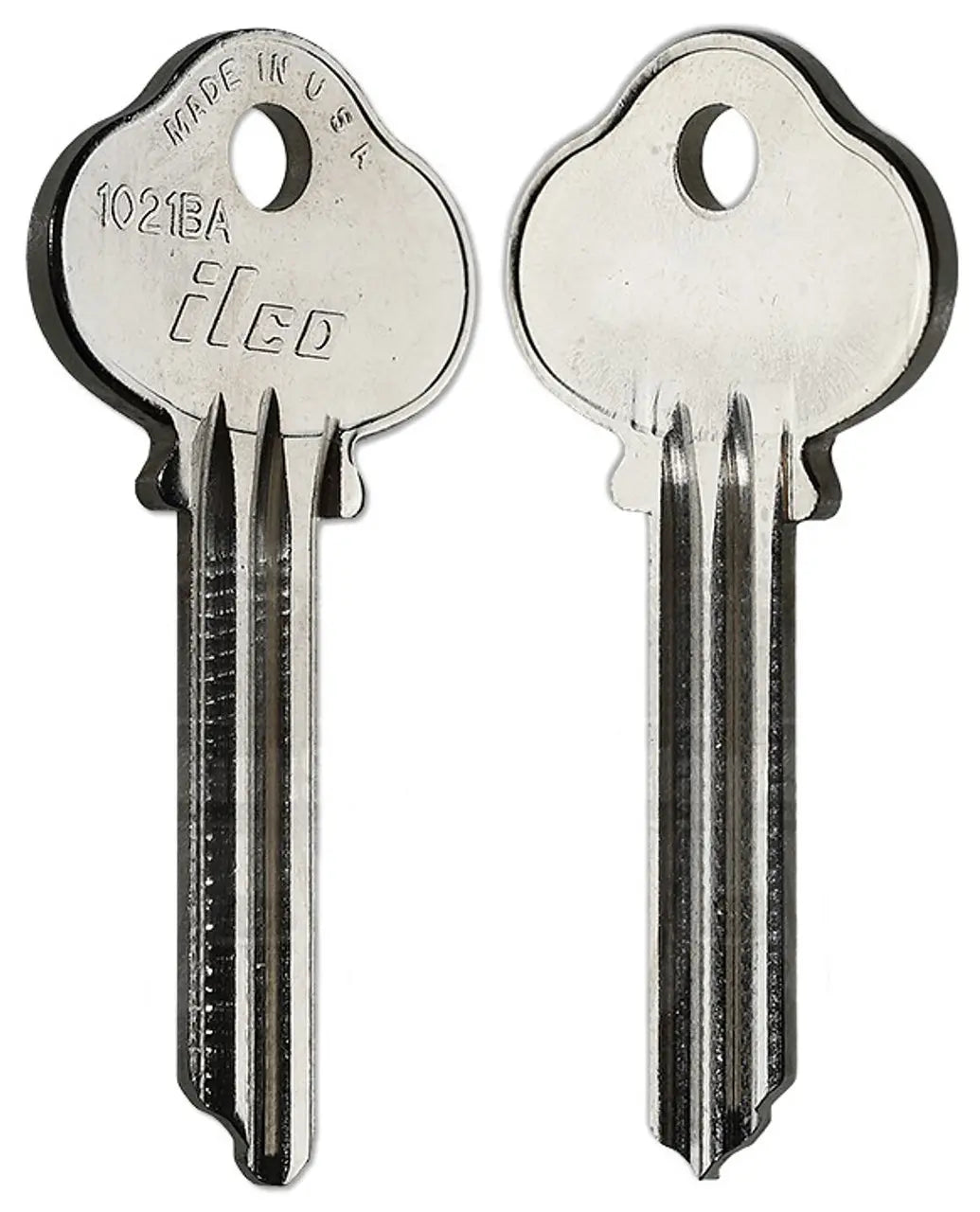 Kaba Ilco 1021BA Key Blank – Barrows Keyway, 6-Pin, Nickel-Plated Brass