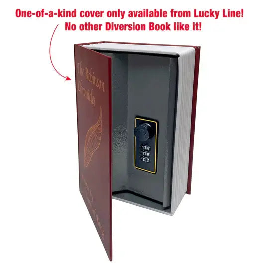 Lucky Line 62200 Locking Book Safe, Combo Lock, Diversion Safe