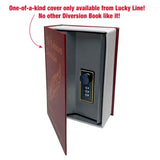 Lucky Line 62200 Locking Book Safe, Combo Lock, Diversion Safe