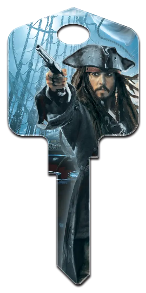 KW-D27 Disney Keys Kwikset Capt'n Jack Sparrow