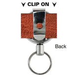 Lucky Line 46301 Mid-Size Heavy Duty Key Reel Stainless Steel 1 Per Card