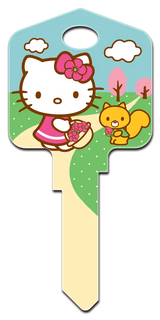 SC1-SR8 Hello Kitty Keys Schlage Springtime