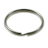Lucky Line 79175 3" Split Key Ring Nickel-Plated Steel 20 Per Pack