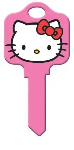 KW-SR1 Hello Kitty Pink House Key Blank Kwikset Keyway