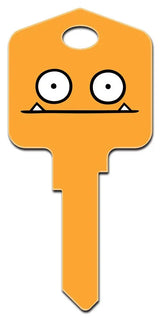SC1-UD1 UGLYDOLLS "Wage" Orange Character House Key Blank Schlage Keyway