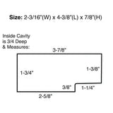 Lucky Line 91510 Jumbo Magnetic Key Hider 10 Per Display Card
