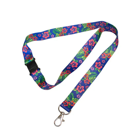Lucky Line C205 Designer Lanyard Hibiscus with UPC