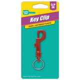 Lucky Line 41501 Plastic Key Clip with Ring 1 Per Card