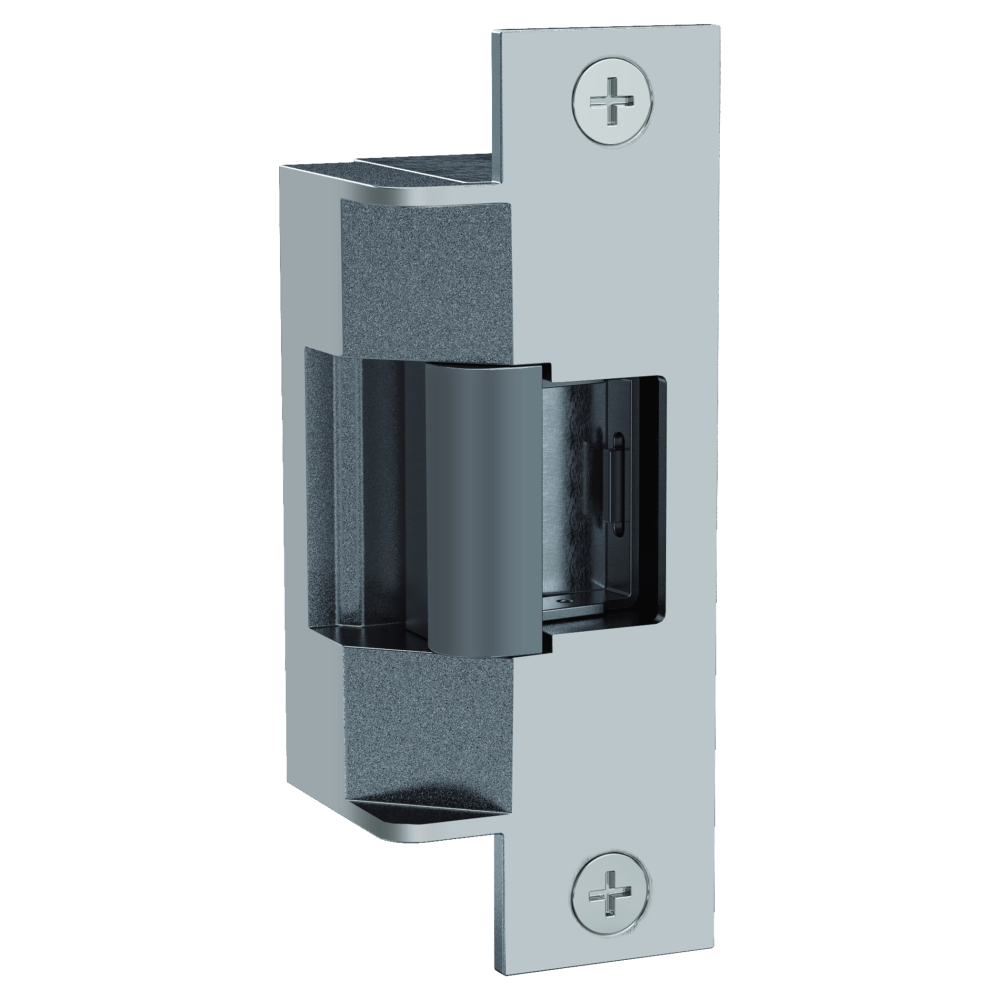 HES 7501-630-LBM Grade 1 Electric Strike, Field Selectable (Safe/Secure), 4-7/8" x 1-1/4", 12/24 VDC, Latchbolt Monitor, Satin Stainless Steel