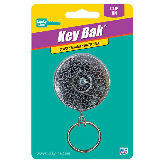 Lucky Line 43501 Chrome Key Bak Clip On 1 Per Card