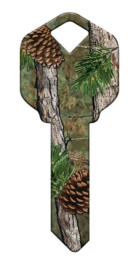 KW-HK49 Happy Keys Kwikset Pine Camouflage