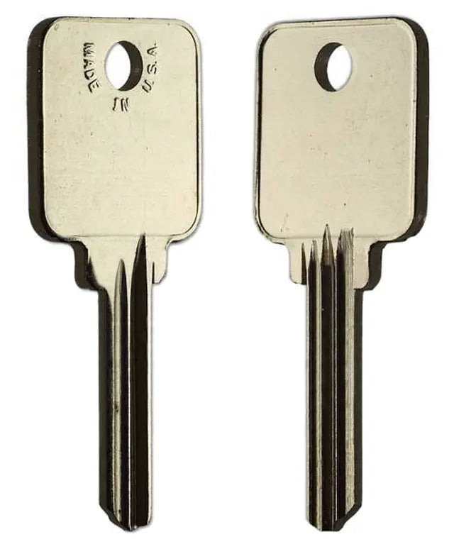 Kaba Ilco 1518 Key Blank – Medeco Keyway, 5-Pin, Nickel Silver