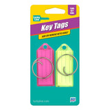 Lucky Line 12302 Key Tag with Tang Ring 2 Per Card