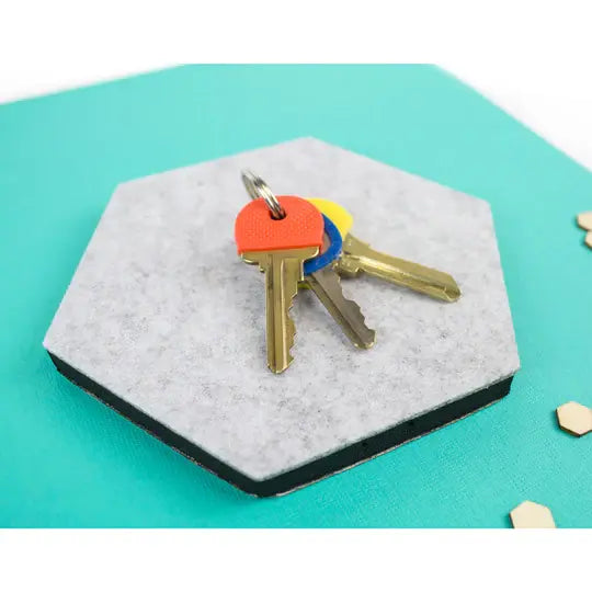Lucky Line 16586 Key Cap Refill Neon Yellow 50 Per Pack