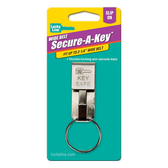 Lucky Line 47601 Key Safe Belt Hook with Ring 1 Per Card