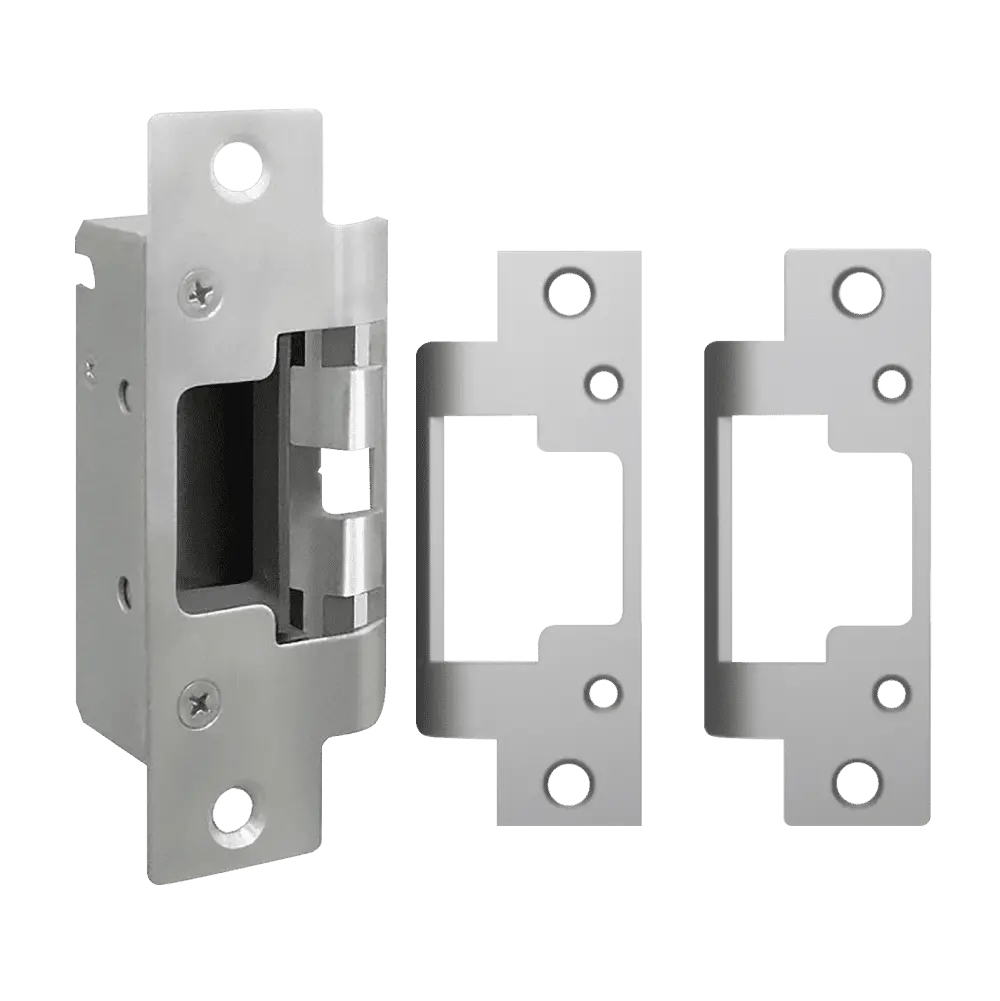 HES 8300C-630 Fail Safe/Fail Secure, Complete 12/24VDC Electric Strike, Satin Stainless Steel Satin Stainless Steel